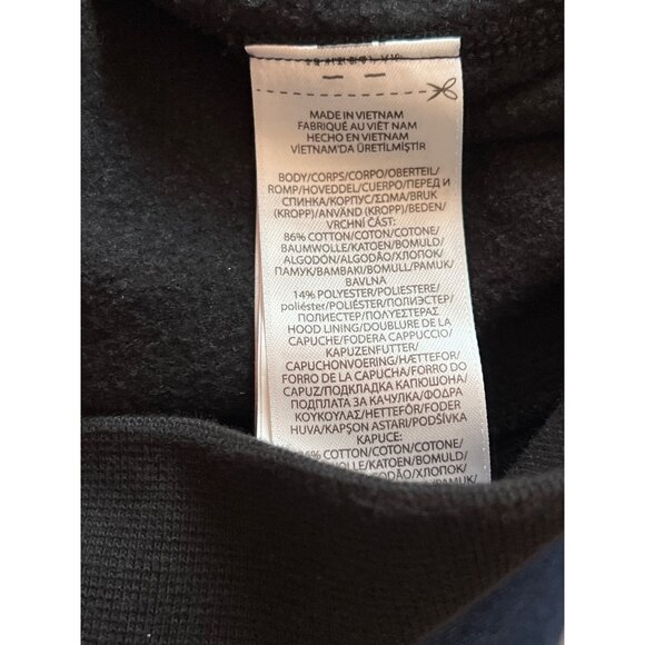 Ralph Lauren Black Pullover Hoodie With Red Logo Drawstring Hood & Kangaroo Pock - Picture 13 of 14